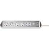 Power Strip - Brennenstuhl - 1153590620 - 2 M - 6 Sockets - Indoor - Ip20