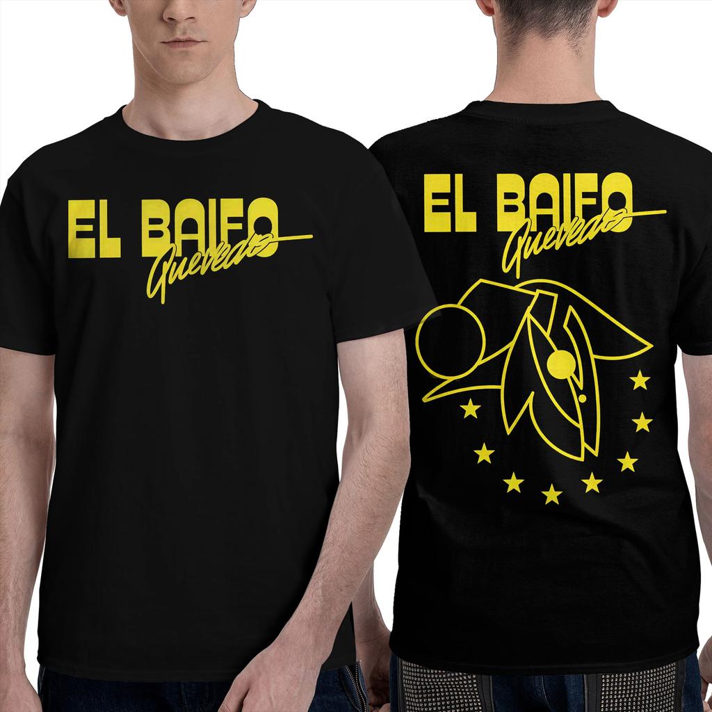 QUEVEDO EL BAIFO 2026 T Shirt Hip Hop TShirts Short Sleeve Y2K Retro Tops Summer 100 Cotton Comfortable Plus Size Clothing
