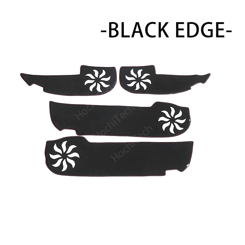 Protection Carpet Door Inside Guard Side Edge Cover Car Door Anti Kick Pad Sticker for Toyota Crown Royal 2005~2009