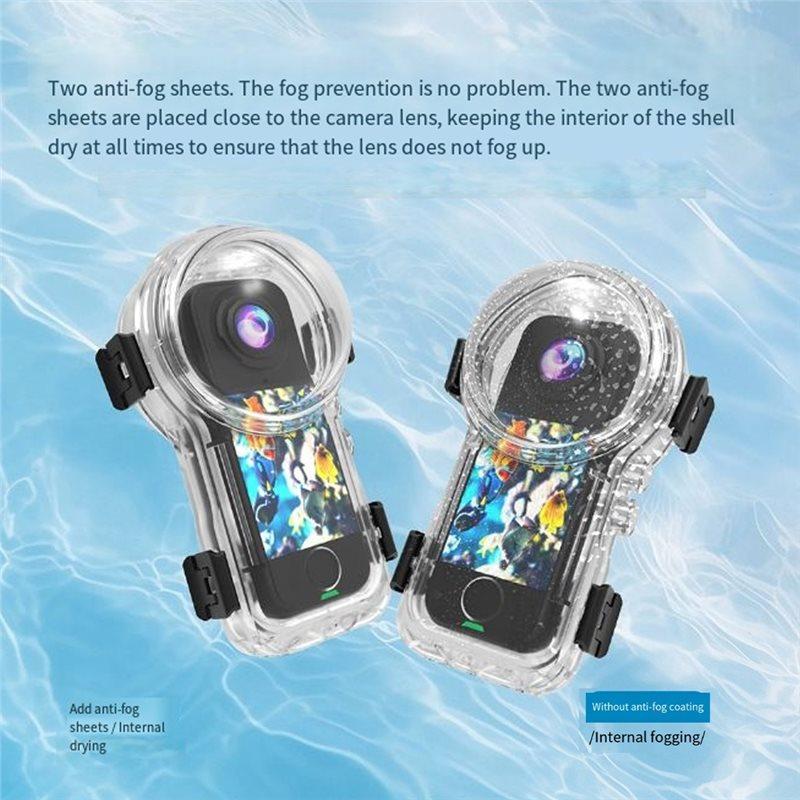 ABUO-For X4air Invisible Dive Case Waterproof Housing For Underwater Protection Diving Shell Accessory