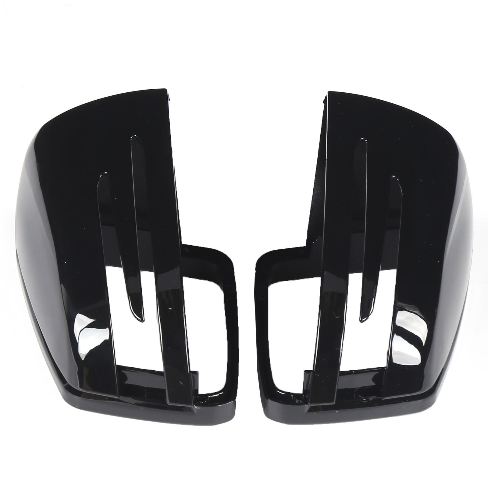 

Pair of Side Rearview Mirror Cap Covers Replacement for Mercedes Benz A B C E CLA CLA GLA GLK Class