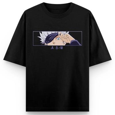Jujutsu Kaisen Anime Gojo Satoru Printing Cotton Tshirt Men and Women Harajuku Casual Loose Summer Anime Peripheral Clothing