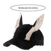 Curved Brim Dog Ear Baseball Cap Soft Fluffy Ear Cap Kawaii Faux Fur Hat  For Women