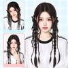 Natunofu Wig Hair Baby Hair Set of with Ponytail Perfect for Twin Tail Hair Hair Hair Hair Easy to Natural Look Extensions, Braided, Braided,