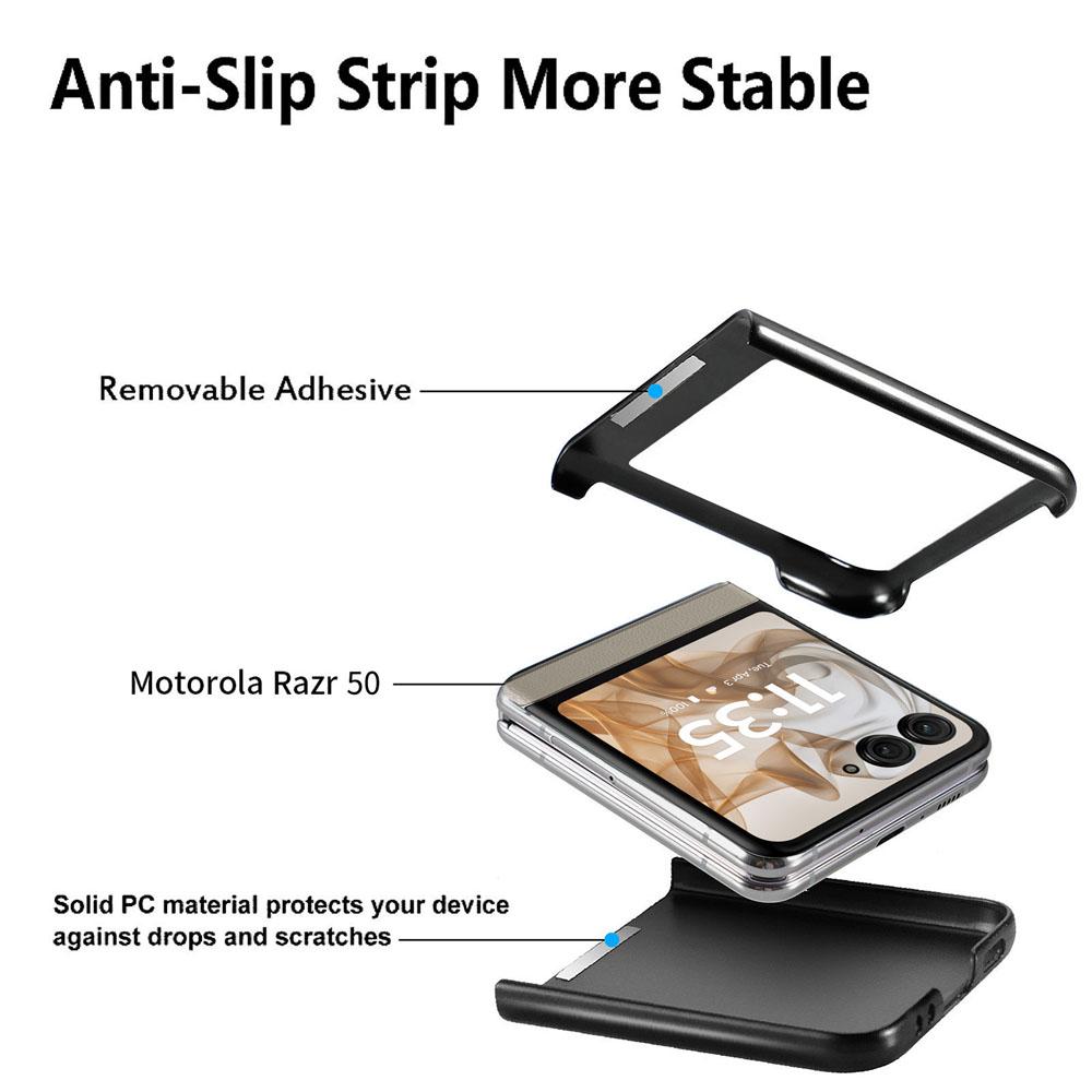 Leather Wallet Phone Case For Motorola Moto Razr 60 50 40 Ultra Card Holder Protective Diamond Ring Shockproof Cover