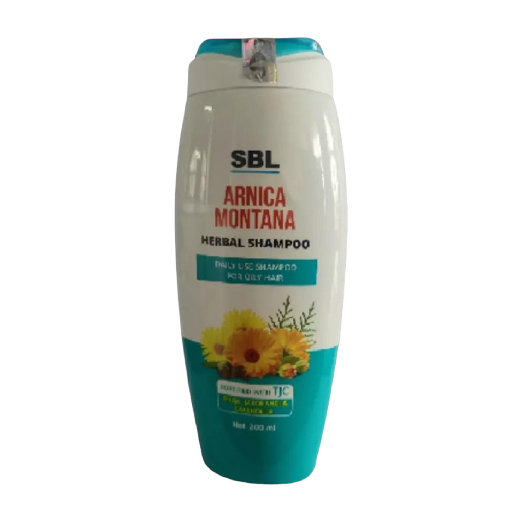 SBL Montana Herbal Shampoo 200 Ml X Pack Of 3 Nourishing Hair Cleanser For Dry Dull Smooth Silky Manageable Hair