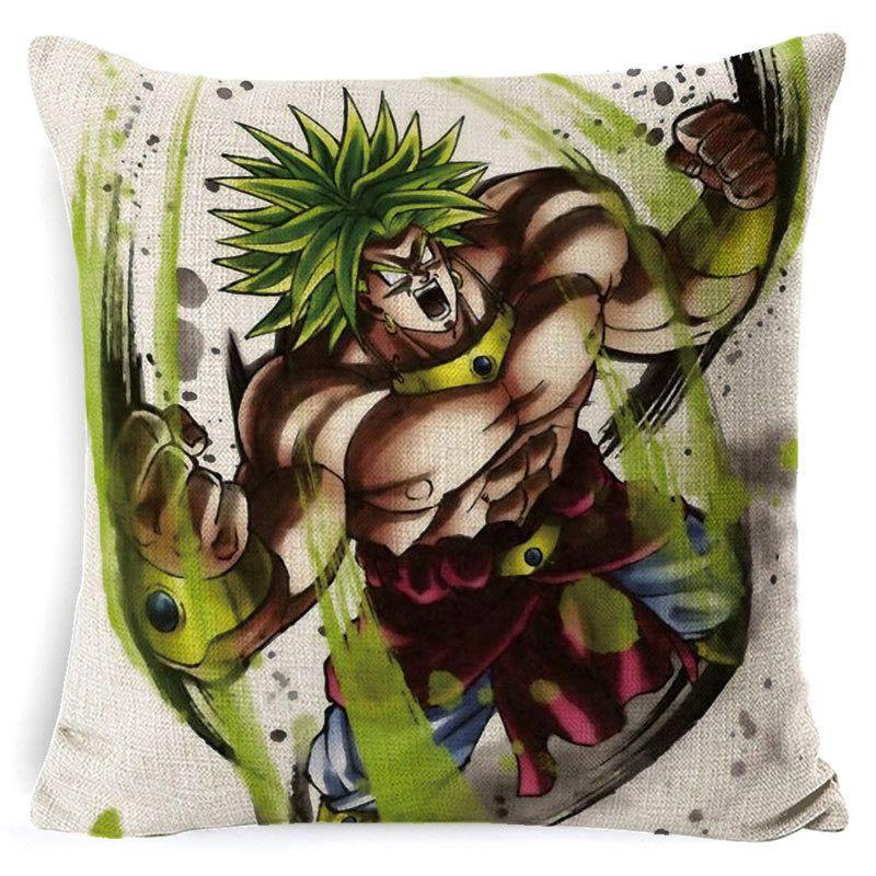 Dragon Ball Kissenbezug Atemberaubender Cartoon Quadratischer Kissenbezug Für Stilvolles Sofa Heimdekor
