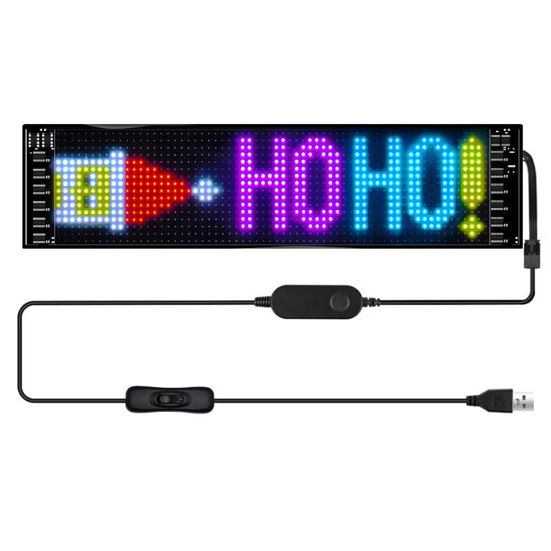 Vehicle LED Soft Screen: Bluetooth-Enabled Flexible Car Display