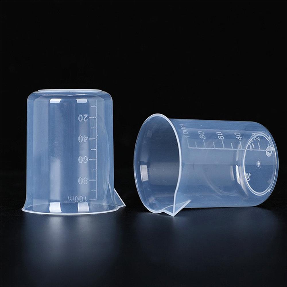 30pcs 50ml/100ml/150ml/200ml Clear Plastic Graduated Measuring Cups Mixing Cups for Resin Epoxy Paint