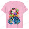 Autism Awareness with Boxing Gloves Shirts for Women Clothing Be Kind Puzzle Neurodiversity Tees Autistic Pride Female Clothing