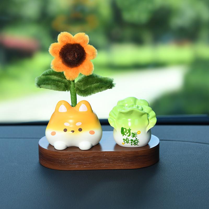 Decoração de Carro com Flor de Resina com Design Criativo para Meninas Casa Escritório Presente