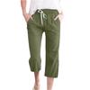 Women's Casual And Fashionable Color Loose Pants With Pocketes