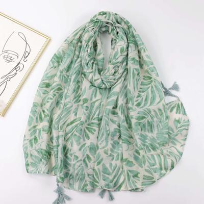 2024 Spring And Autumn Winter New Cotton And Hemp Long Thin Scarf Travel Versatile Sunscreen Warm Shawl For Women