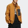 adidas Originals Jackets Men's Brown Stand Collar Moderate Workwear H58070