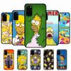 Adult Animation Simpsons Phone Case For Samsung S 24 Fe 25 Ultra Plus 20 Lite 21 30 22 23 24 22 Ultra 5G Fundas