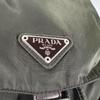 PRADA Triangular logo Backpack Â· Daypack khaki Women used