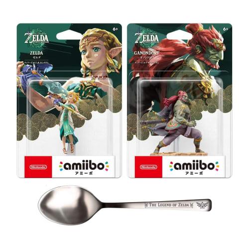 

amiibo Зельда и amiibo Ганондорф [Слезы Королевства] (Легенда серии Zelda) [.co.jp limited] В комплект входит ложка для столовых приборов из нержавеющей стали