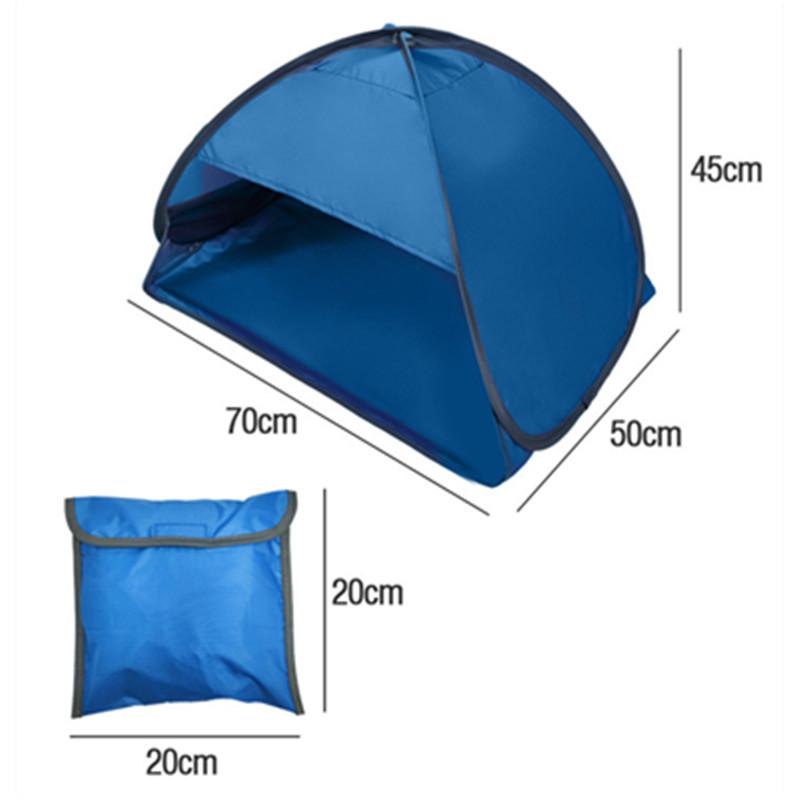 Beach Headrest Sunshade Tent UV protecting Sunshelter Automatic Opened Portable Outdoor Camping Sunshade Tent For Adults Kids