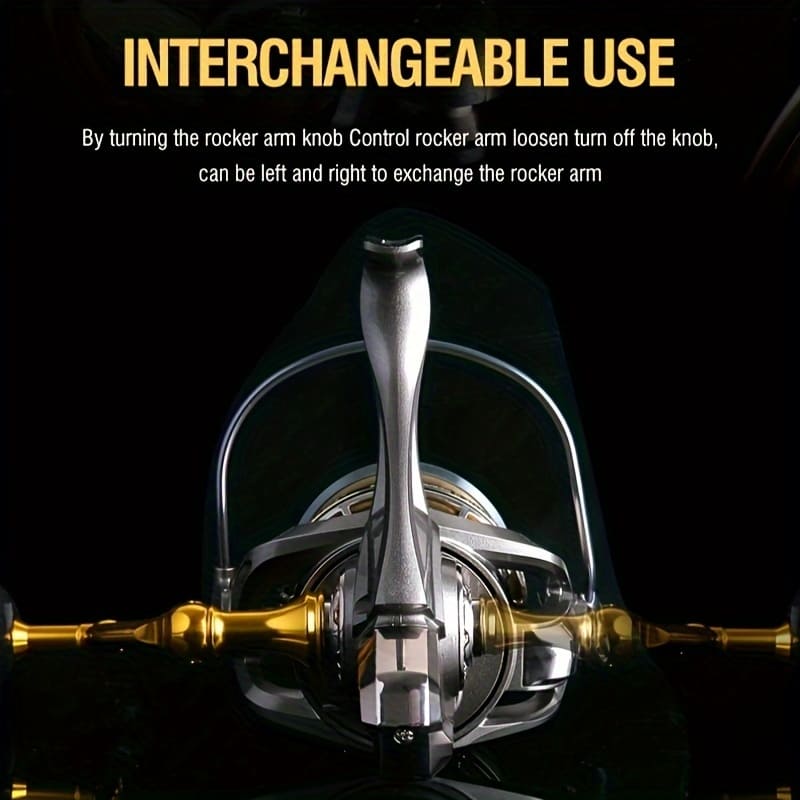 Mulineta nouă metalică pentru pescuit la distanță lungă, mulinetă de pescuit spin-in, raport de recuperare 4.8:1 Rezistență Maximă 20 Kg Mulineta de Pescuit Scufundătoare 6+1BB Pescuit la Surf