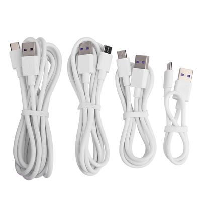 Conjunto de 4 Peças Tipo C Super Rápido 5A Cabo de Dados USB Carregador Cabo Cabos de Carregamento Rápido
