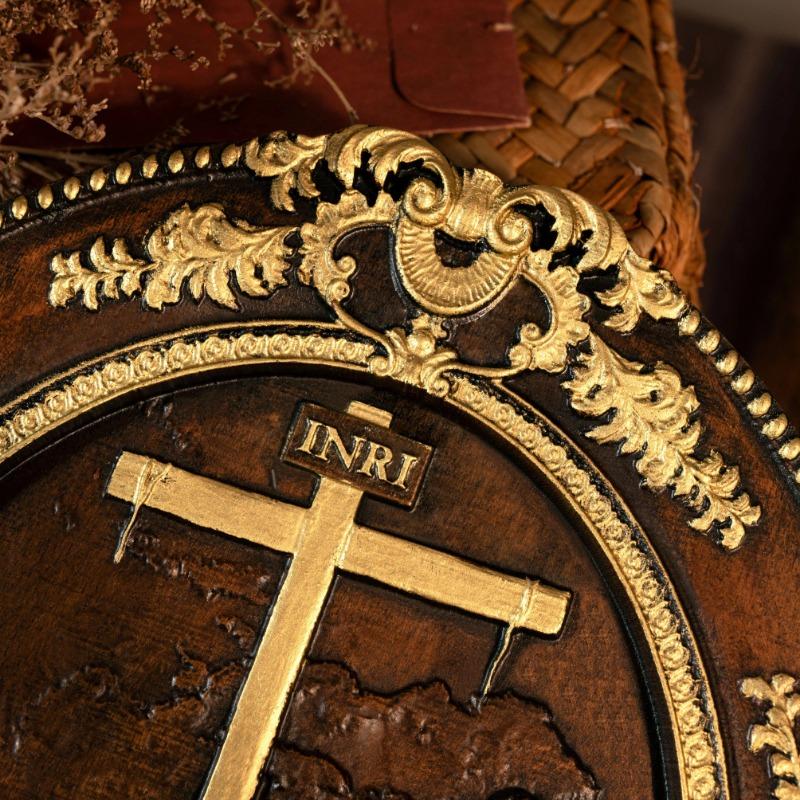 Jesus Mountain Garden Prayer Wooden Plaque, Catholic Home Prayer Decoration, Christian Wall Art, Religious Wooden Icon Gifts