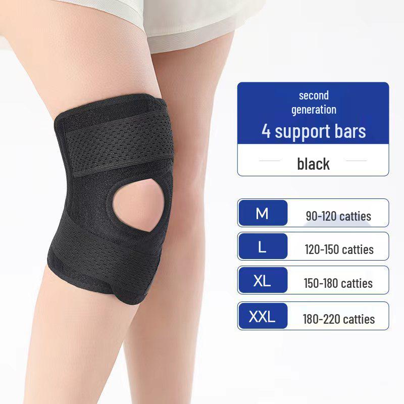 Japanese 6th Gen Breathable Knee Support: Lightweight Strap for Running, Cycling, Mountaineering, Meniscus and Patella Stability
