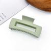 Matte Square Retro Acrylic Hair Claw Clip for Women