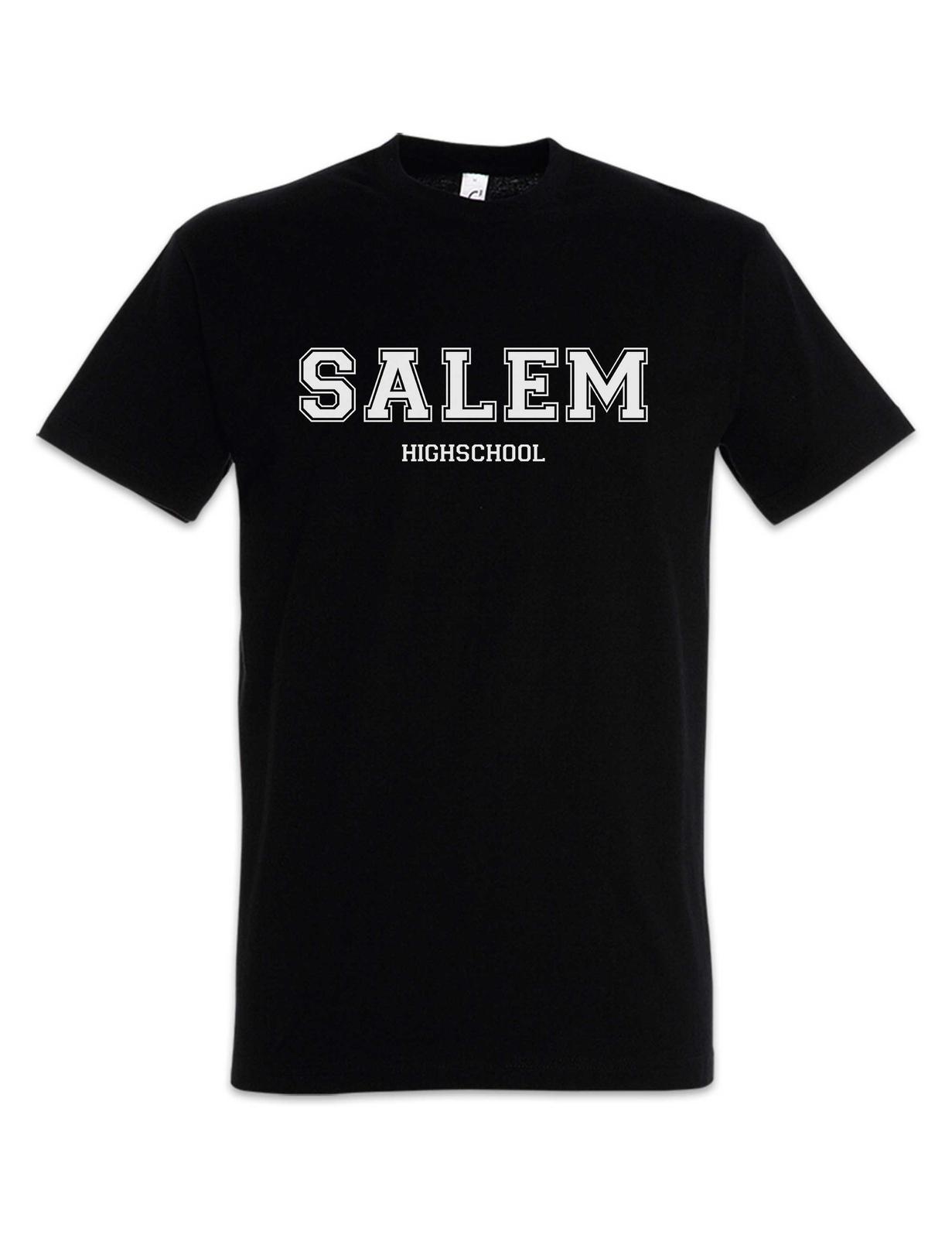 Salem Highschool T-Shirt Mens Womens Tees Top Witch Witches Halloween Massachusetts USA Creature M