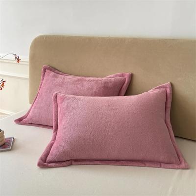 2pcs Winter Flannel Pillowcase with Nordic Ins Wind Loop Velvet Craftsmanship Sofa, Bedroom Cushion Cover Home Domitory Bedding