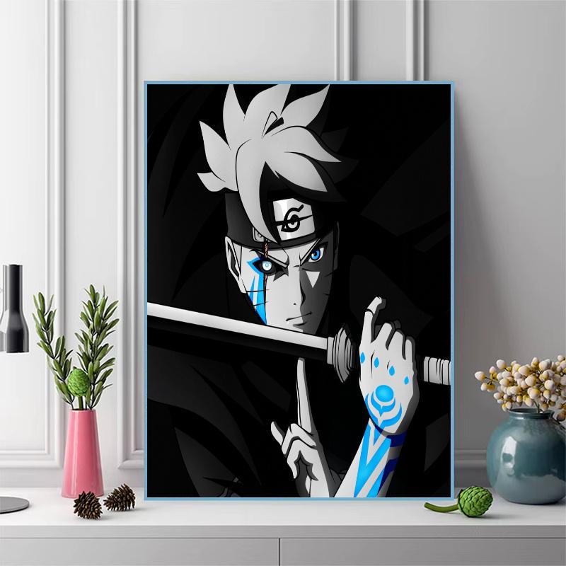 Naruto anime Pattern 3pcs 100% Round Full Drill 5D DIY Diamond Painting Embroidery Cross Stitch Rhinestone Décor