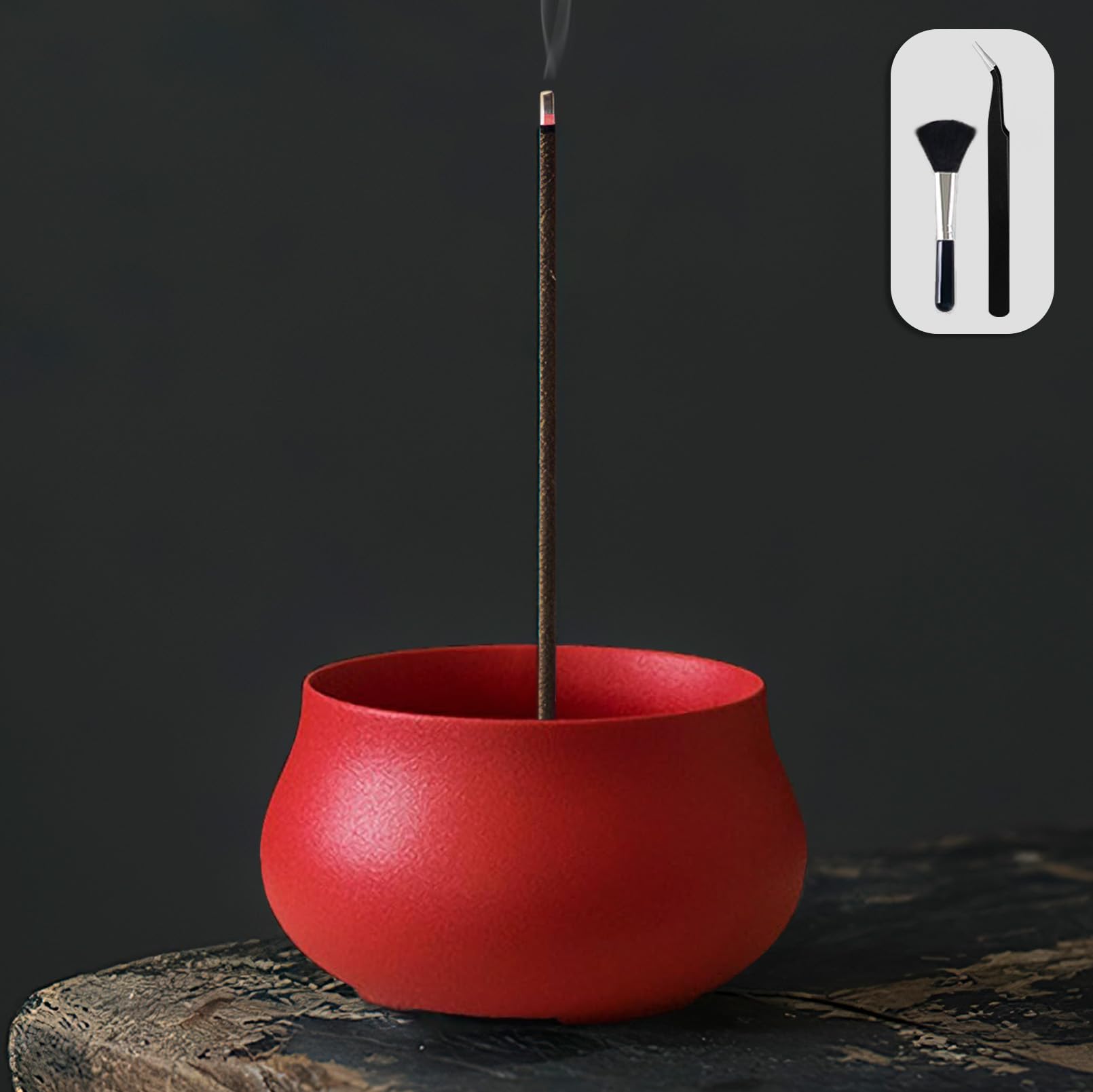 

GOKEI Incense Ceramic Mini Incense Stylish Aromatherapy Incense Holder for Buddhist Incense Incense Incense Incense Mini Buddhist Simple Incense