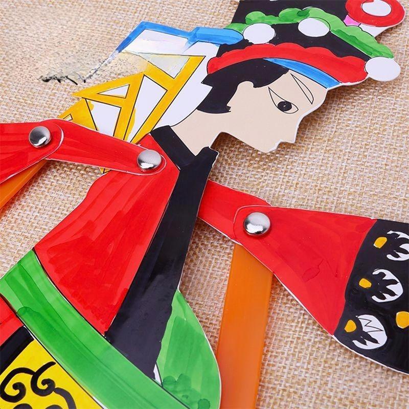 Handmade Diy Shadow Puppetry Kit, Kindergarten Craft Materials, Creative Children'S Toy