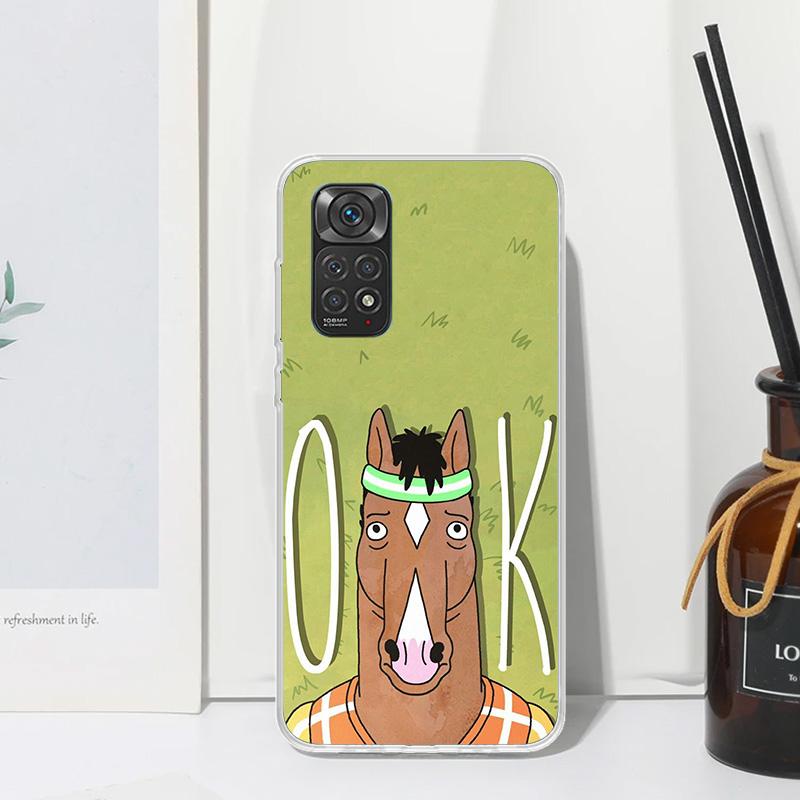 Cartoon B-BoJack Horsemans Phone Case For Xiaomi Redmi Note 15 13 14S 14 Pro Plus 12S 11S 10S 12 11E 10 11T Art Fundas Back Cove