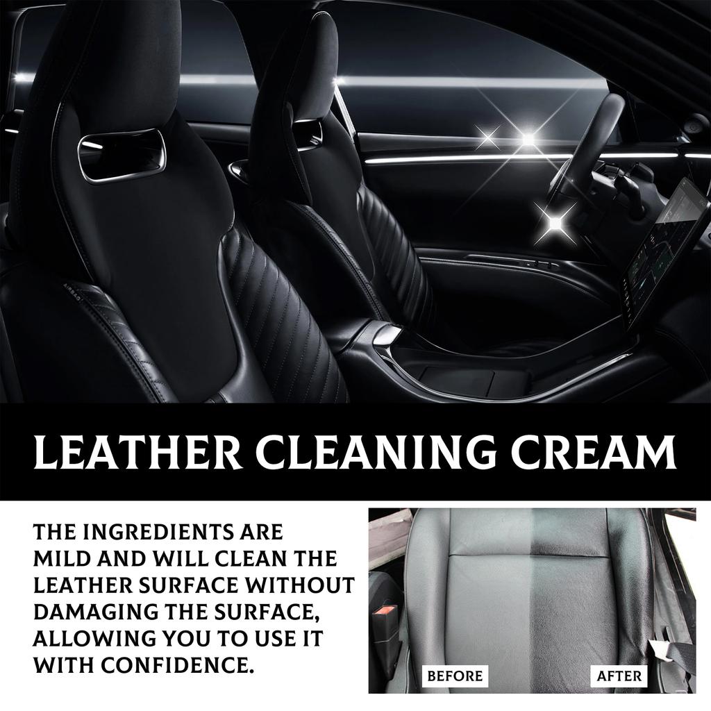Automotive Leather Care Balm - Deep Cleaning Restoration Polishing Maintenance for Car Seats Sofa Leather Conditioner