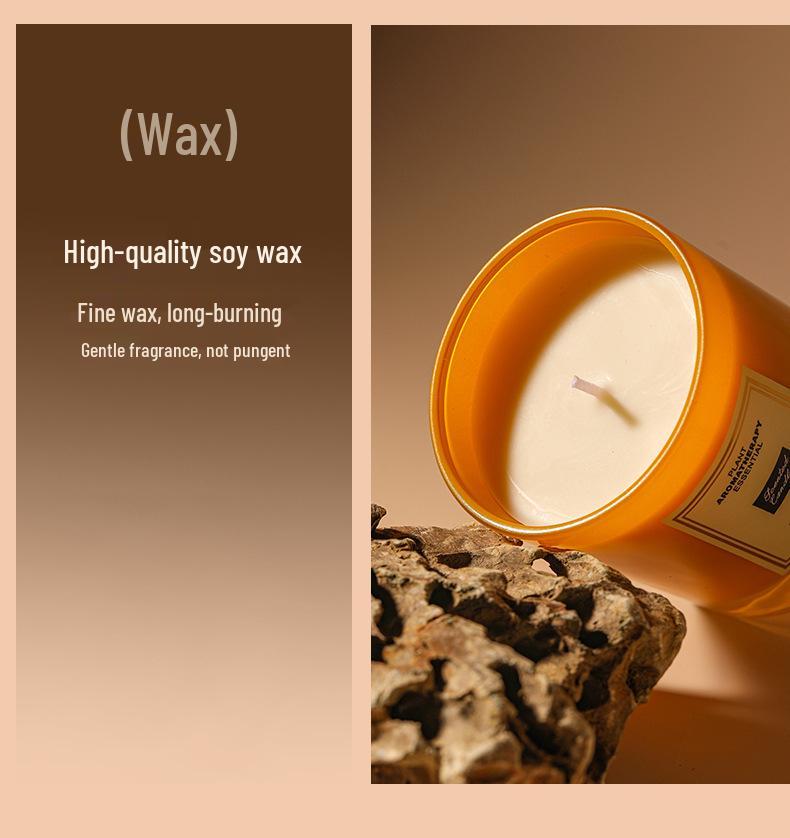 Soy Wax Aroma Candle Gift Box for Birthdays, Weddings, and Parties – Long-Lasting Indoor Fragrance with a High-End Feel, Customizable Design