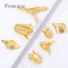 18K Gold Plated Brass Bead Caps,Tassel End Caps For Jewelry Making Findings,DIY Necklaces&Bracelets Accessories