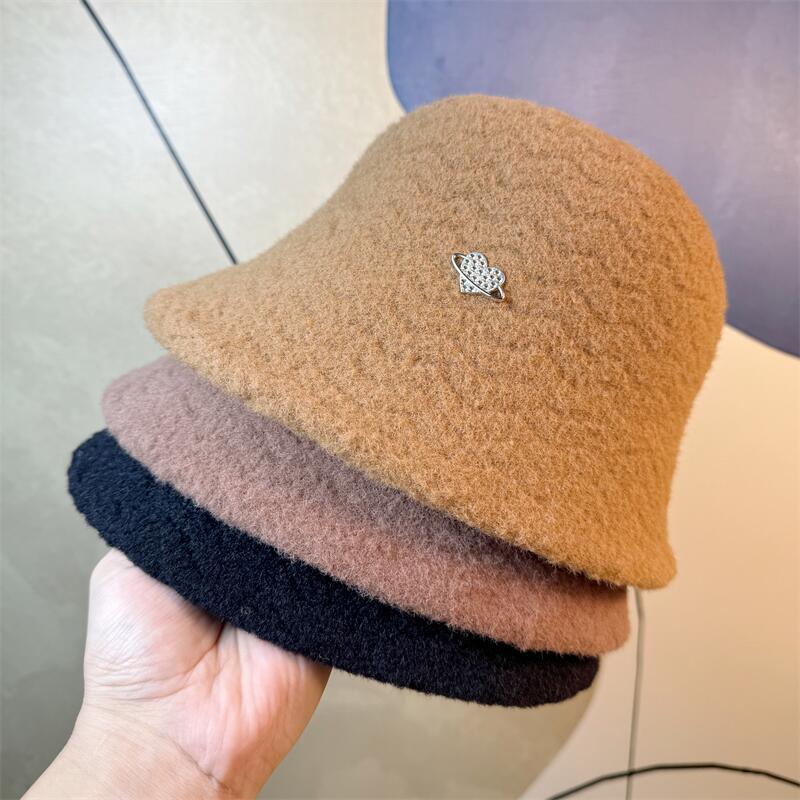New Autumn and Winter Warm Lazy Wind Wool Hat Women's Ear Protection Knitted Pullover Hat Fashionable and Cute