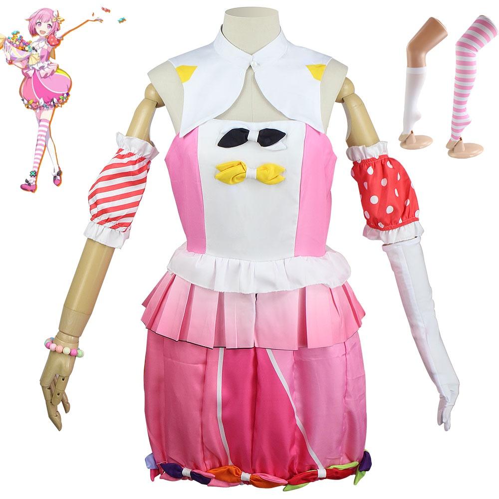 Ootori Emu Cosplay Costume Dress+accessories For Project Sekai Colorful Stage