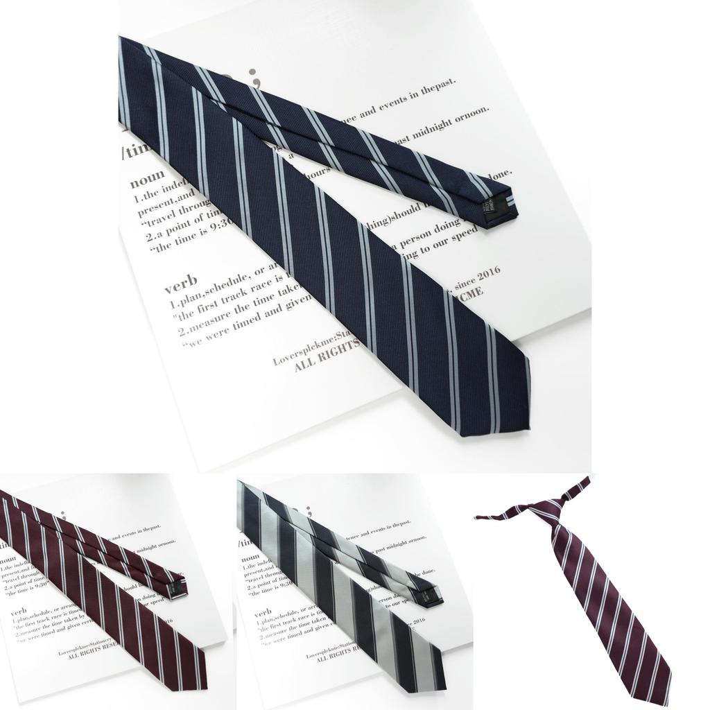 Striped Tie For Kids With Casual Style Perfect For School Uniforms