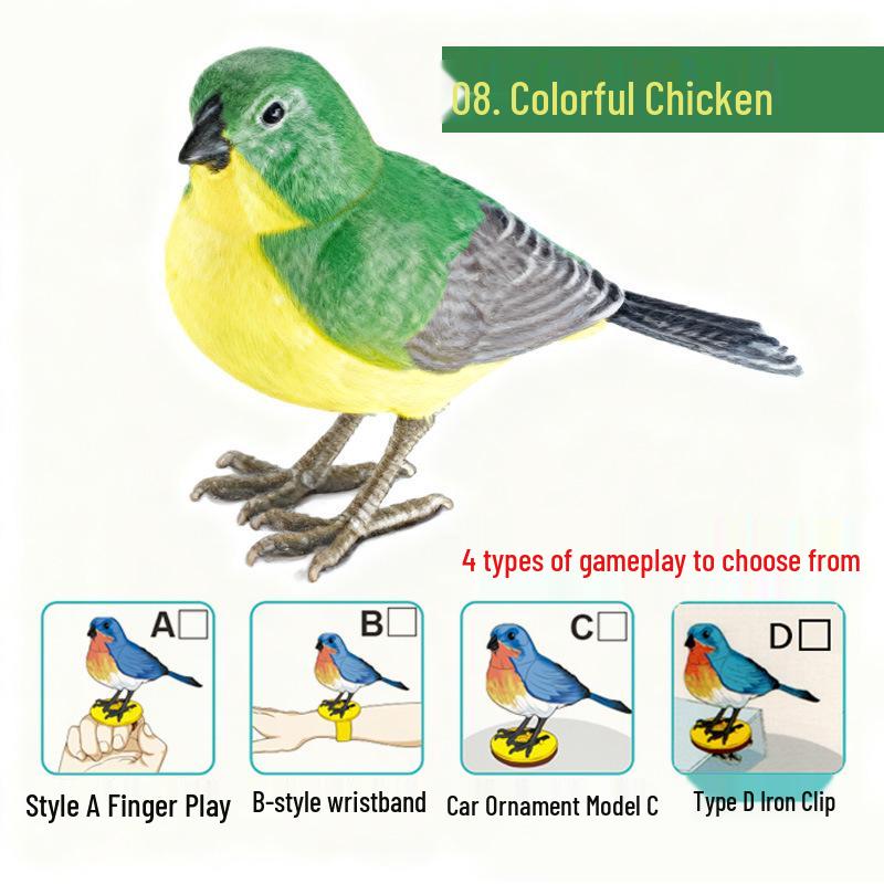 Interactive Singing Knight Bird: Voice-Controlled, Chirping, and Moving Toy for Kids