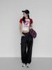 Atil Studio Cozy Check Shoulder Bag _Red