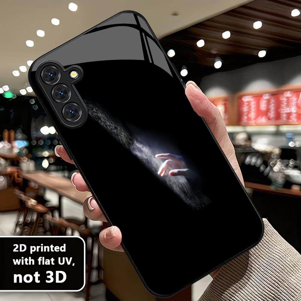 Lightning High-end PhoneCase Glass PhoneCase for Galaxy S26 S25 S24 S23 S22 S21 FE,Ultra,Plus Anti-drop and wear-resistant