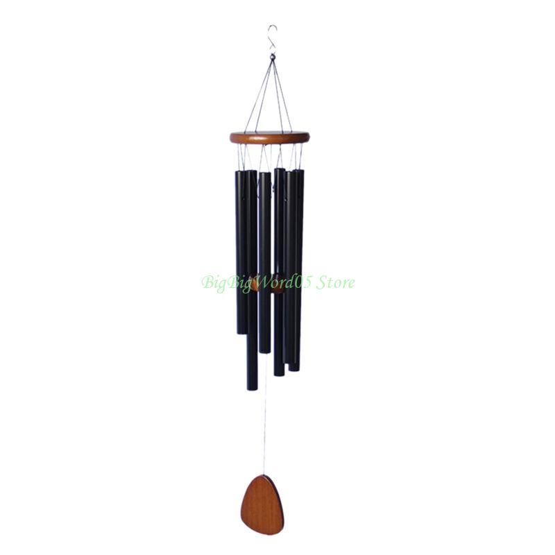 

24TE Sympathy Wind Chimes Outside Memorial Wind Chimes 32 Inch Large Decor Wind чёрный