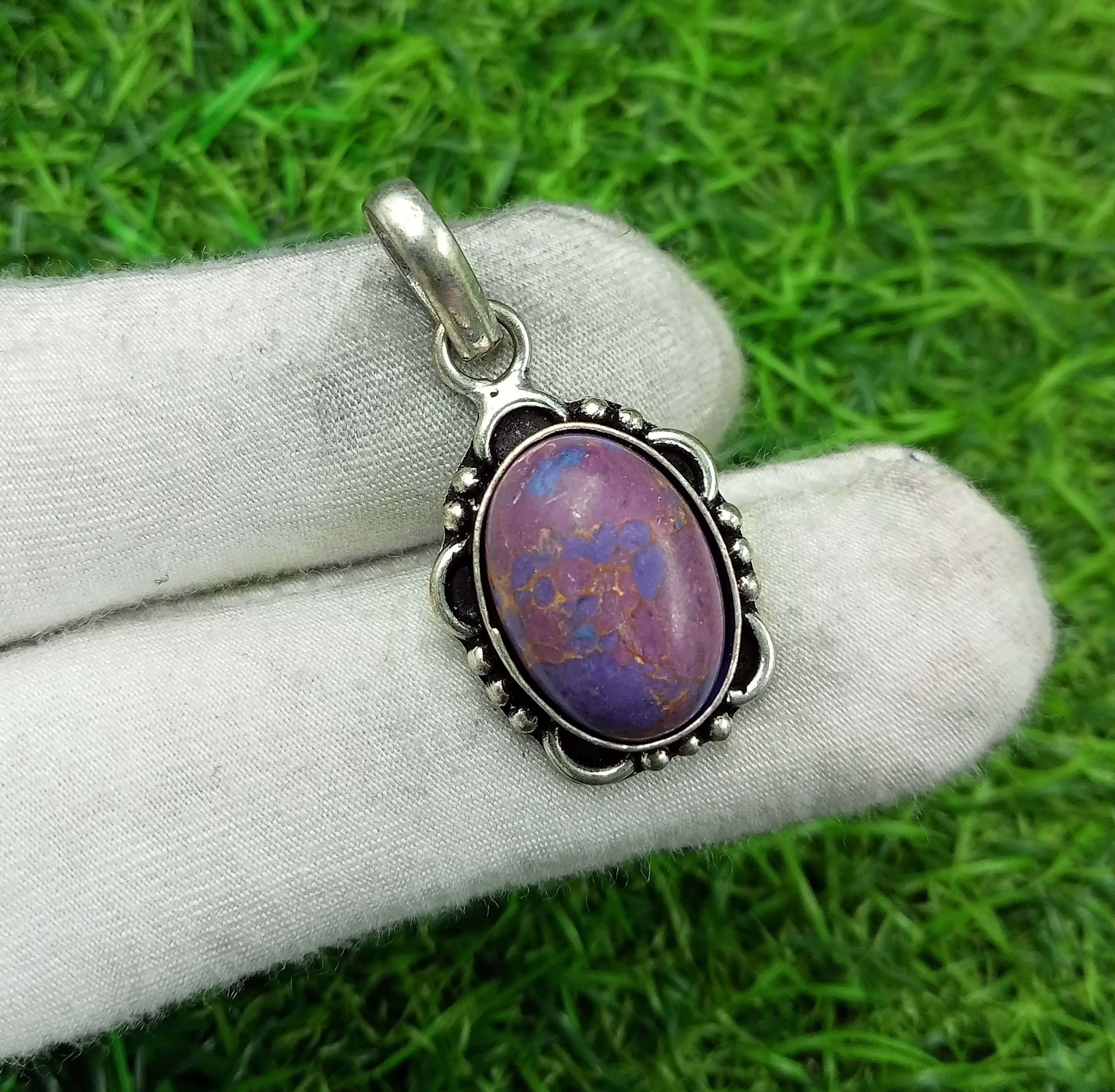 

Подвеска с покрытием из стерлингового серебра 925 пробы и бирюзы DEP-90