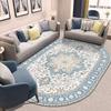 Oval Persian Carpet Living Room Sofa Area Decoration Retro Rugs 200x300 Coffee Tables Non-slip Washable Floor Mats Customizable