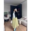Korean wear floral cake skirt women's medium and long summer new high-waisted long skirt design sense a-word skirt