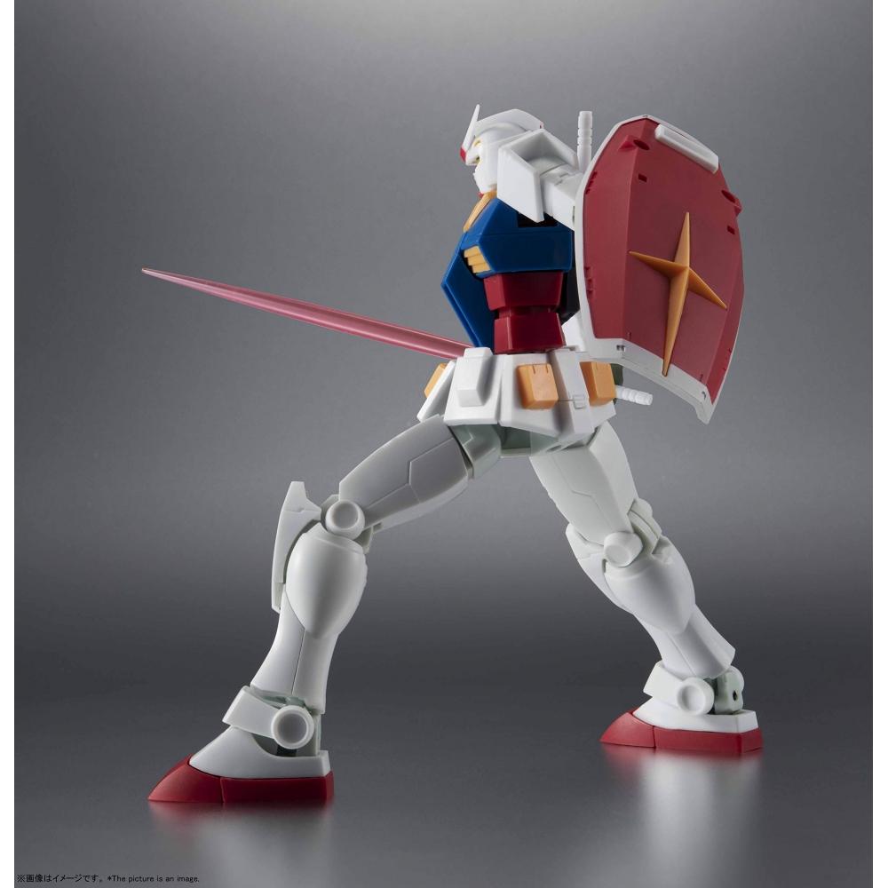 ROBOT Spirits Mobile Suit Gundam [SIDE MS] RX-78-2 Gundam ver. ANIME. [BESTE UTVALG] Ca. 125 mm ABS&PVC malt bevegelig figur