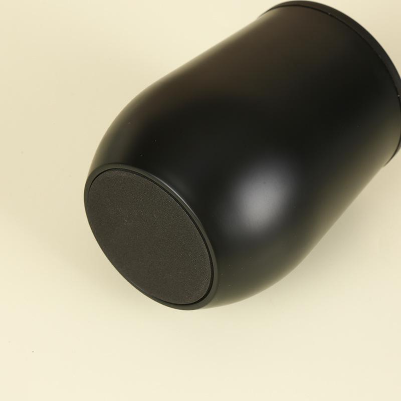 Hot Mining 304 Stainless Steel Eggshell Cup Mini Thermos Cup U-Shaped Red Wine Glass 12Oz Inner Plastic Outer Steel Egg Cup