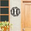 Metal Monogram Letter Wall Decor, Personalized Last Name Sign for Home, Door Hanger Gift for Halloween Christmas New Year