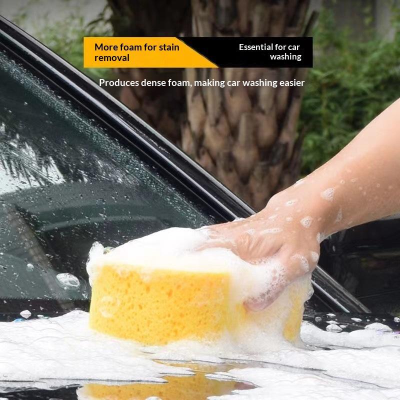 

1Pc Car Wash Sponge Block Car Motorcycle Cleaning Supplies Large Size Sponge With Delicate Foam Brush Strong Cleaning Power різнокольоровий
